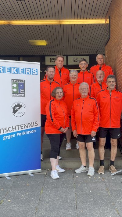 Der Ping-Pong Parkinson Stützpunkt Spelle zeigt Teamgeist und Stärke