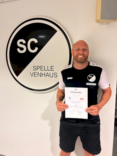 Niels Wolters vom Speller Jugendfußballvorstand: Viel Input beim DFB-Vereinsmanager-Lehrgang