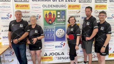 PingPongParkinson German Open 2025 in Oldenburg mit einem Podestplatz für Spelle