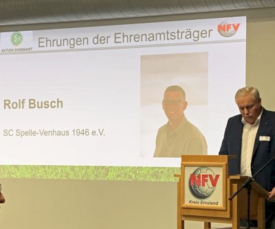 DFB-Aktion Ehrenamt: Rolf Busch rackert unermüdlich für den SC Spelle-Venhaus