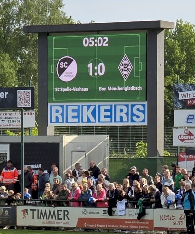 Geburtstagsparty gegen Gladbach ein Highlight für den SCSV und für Spelle