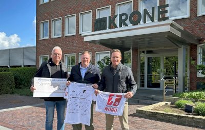 Spelle: Versteigerung der Derby-Sondertrikots bringt 2000 Euro für die Dr.-Bernard-Krone-Stiftung