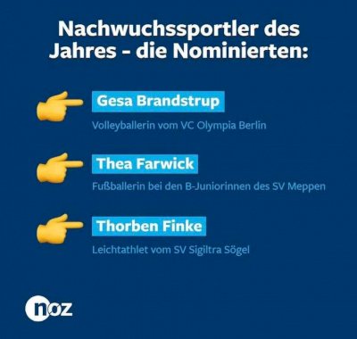 Gesa Brandstrup als Nachwuchssportlerin des Jahres nominiert