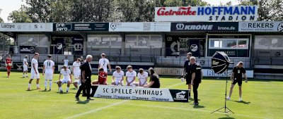 Das Mannschaftsfoto des Fußball-Oberligisten SC Spelle-Venhaus für die Saison 2026/27