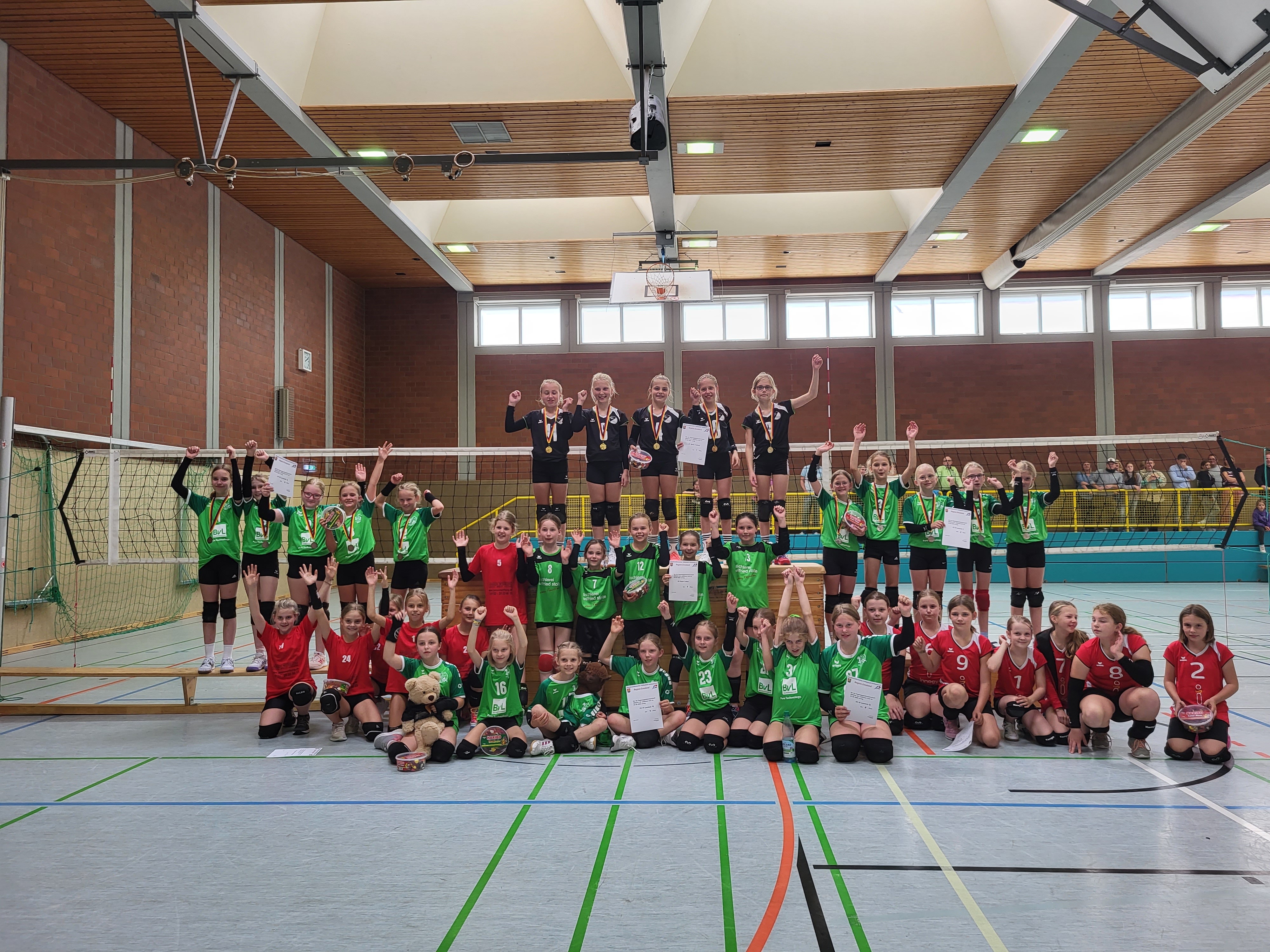 1. Platz bei den Regionsmeisterschaften der U13 und 3 Punkte für Damen 2