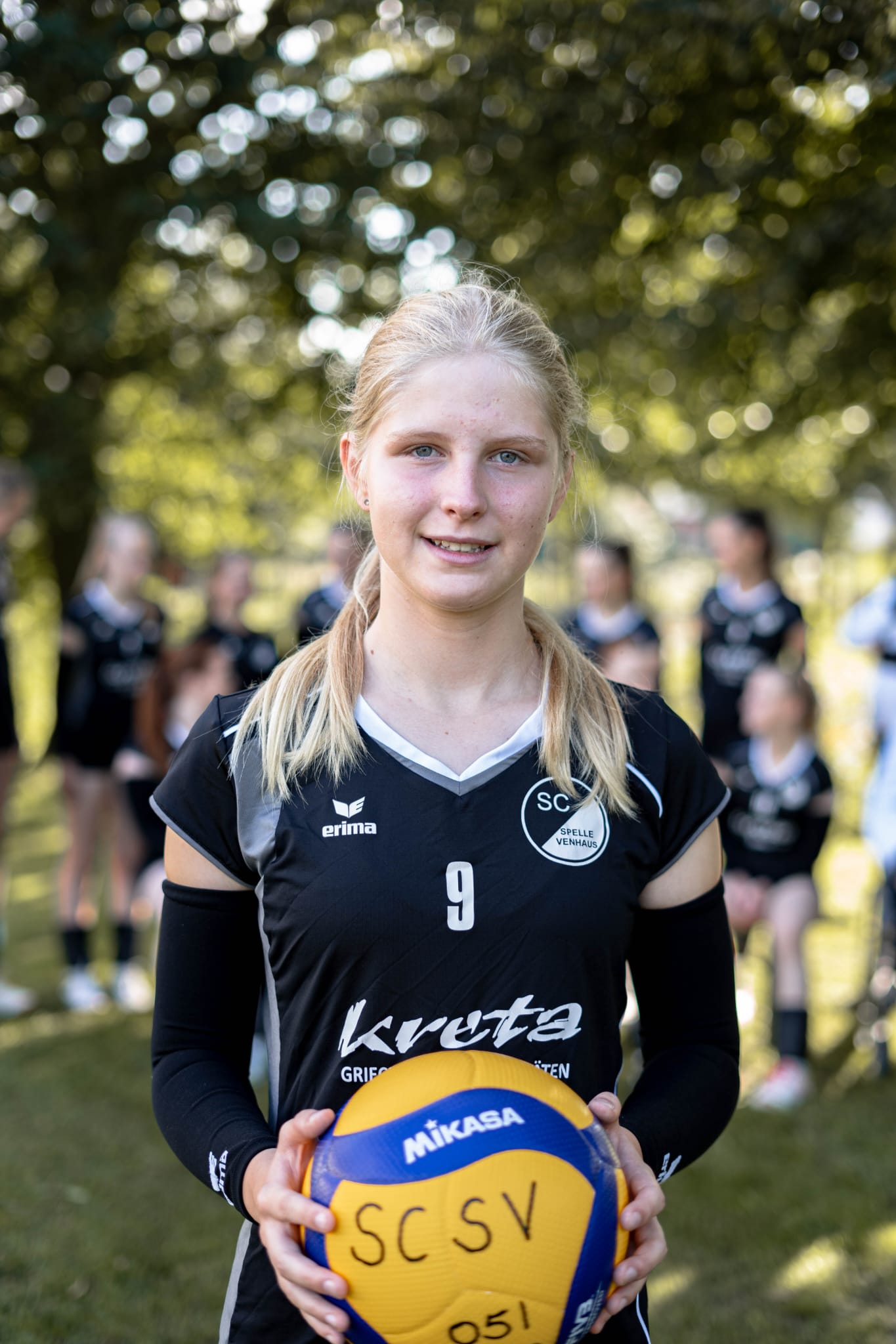 Leni Scheepers erfolgreich im NWVV-Trikot