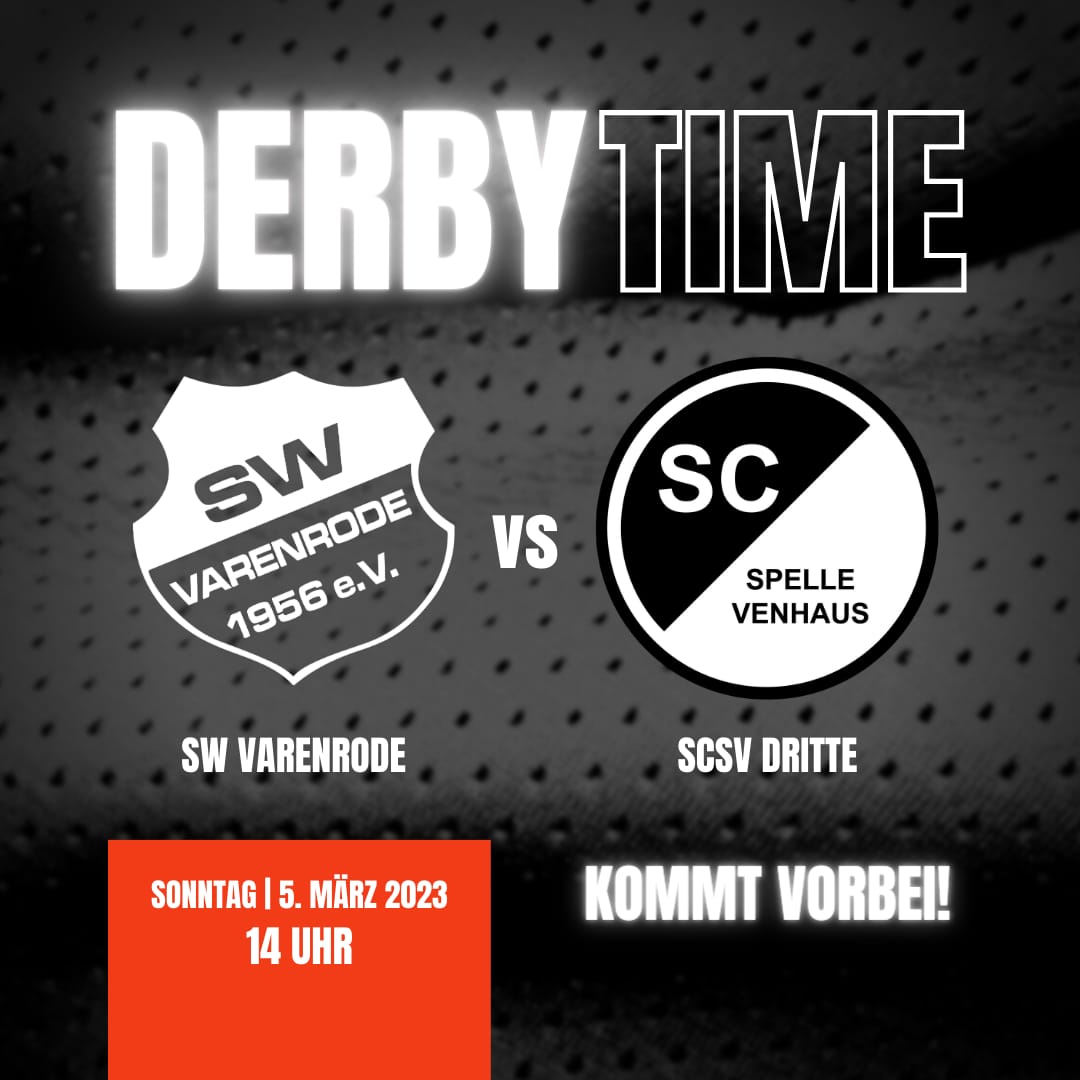DERBY-TIME AM SONNTAG