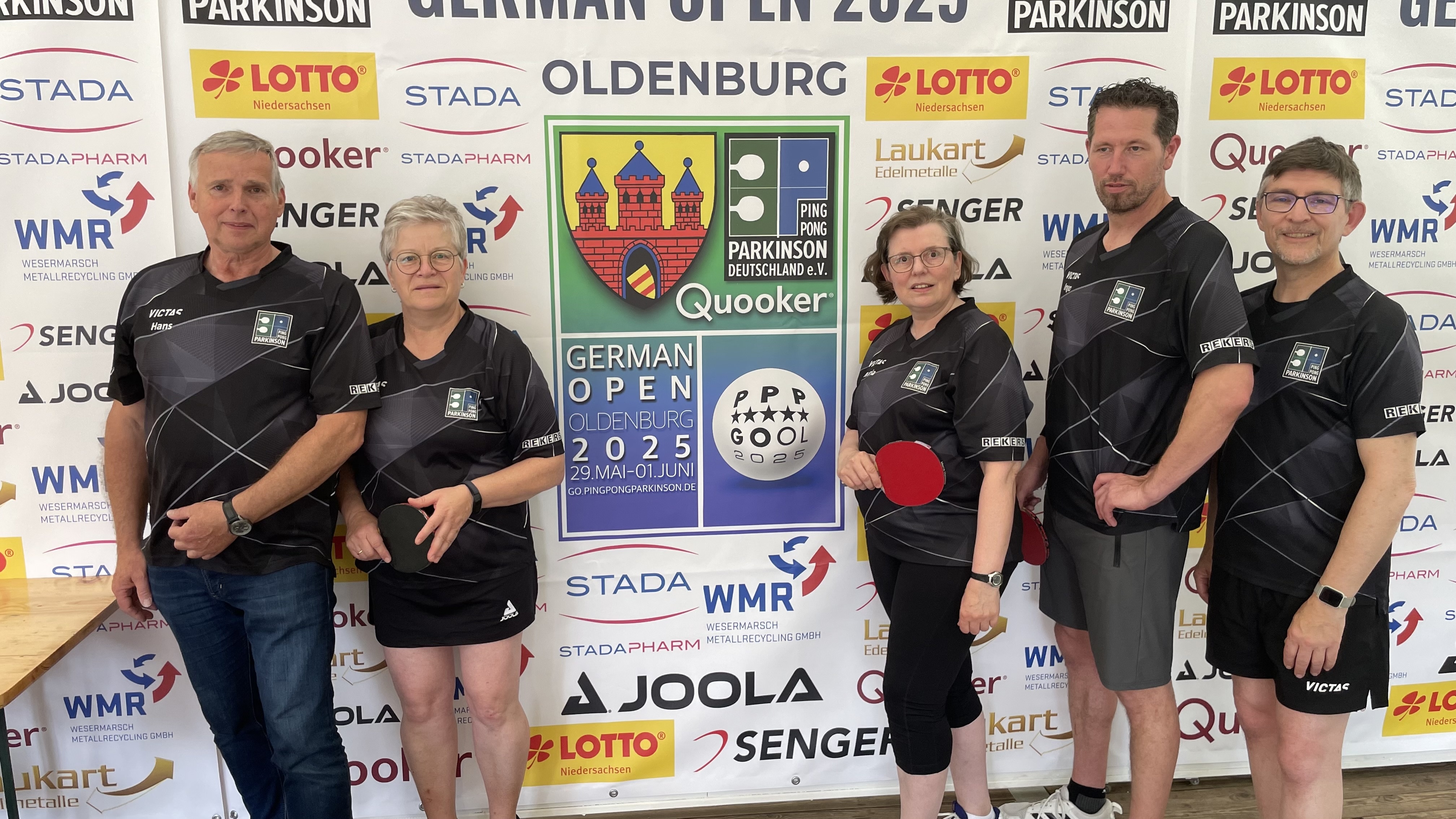 PingPongParkinson German Open 2025 in Oldenburg mit einem Podestplatz für Spelle