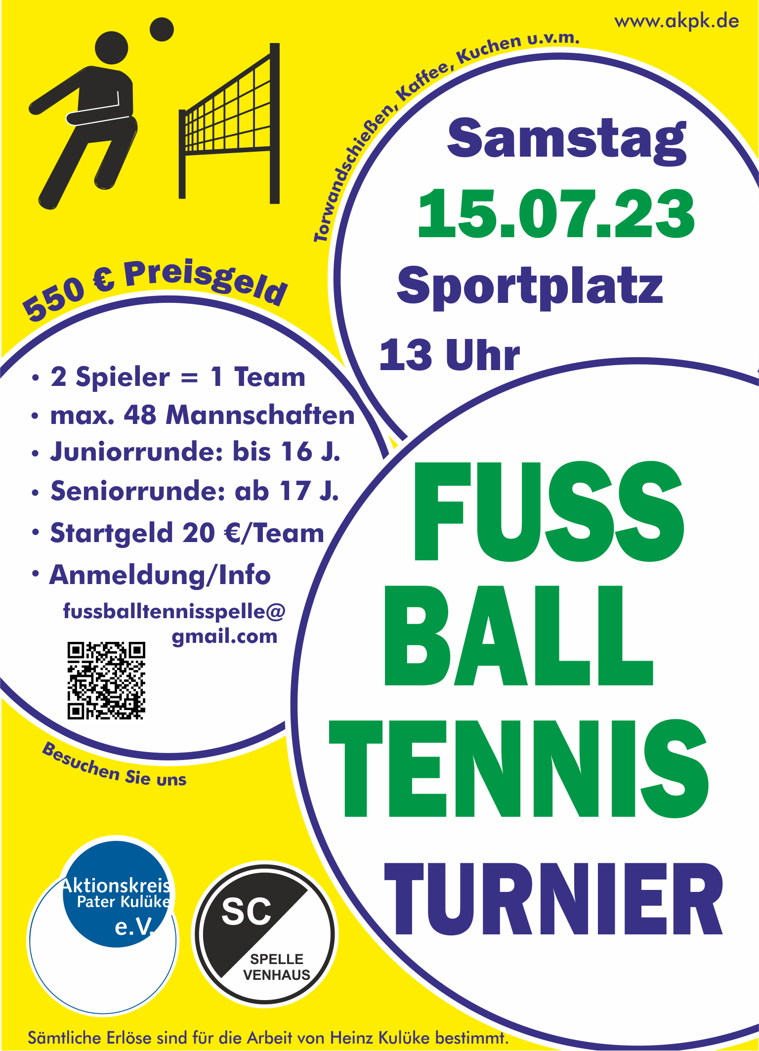 Fußballtennis-Turnier in Spelle