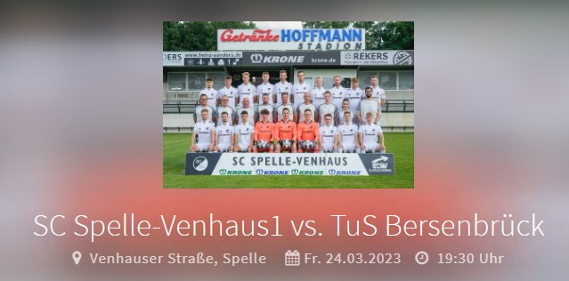 Derby gegen TuS Bersenbrück am kommenden Freitagabend