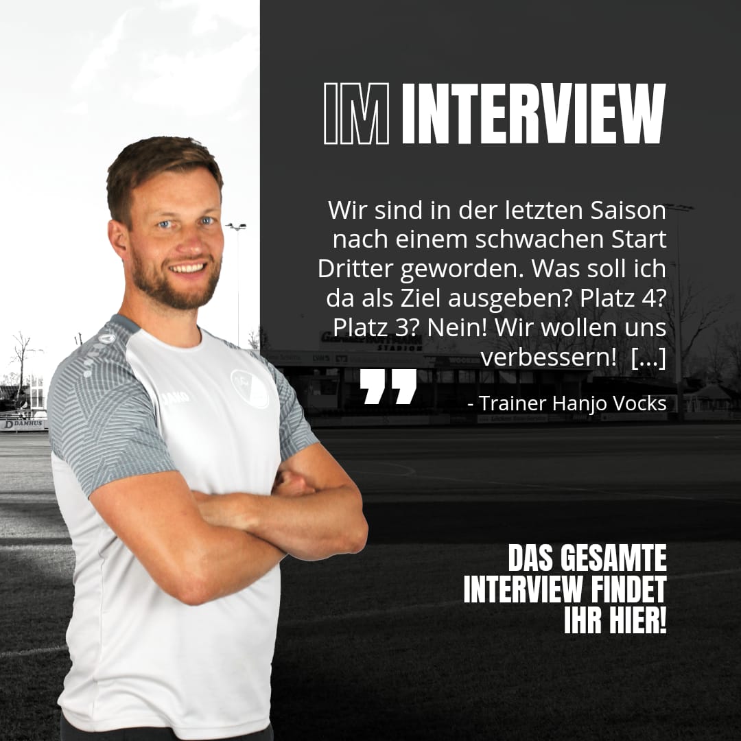 Interview mit unserem Trainer Hanjo Vocks vor dem ersten Heimspiel vs. TSV Pattensen